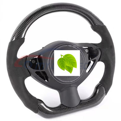 qualidade  Luxury for in-finish FX35 QX70 Al-cantar custom carbon fiber steering wheel racing wheel convertible fábrica