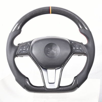 qualidade  Carbon Fiber 3K Carbon Fiber Steering Wheel Compatible For Benz W212 fábrica
