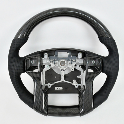 Sports retrofit real CF carbon fiber steering wheel with perforated leather for RX RX450 F